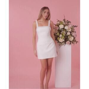 Pearl Trim Mini Dress